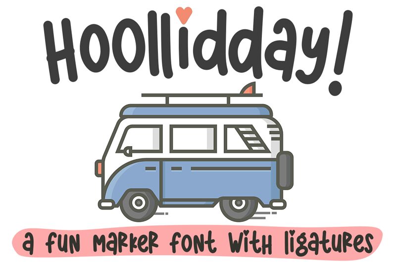 Hoollidday الخط