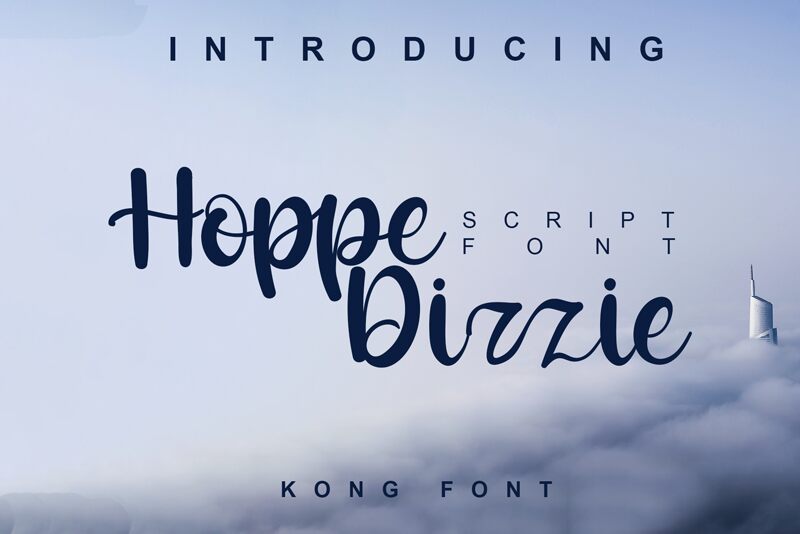 Hoppe Dizzie Schriftart