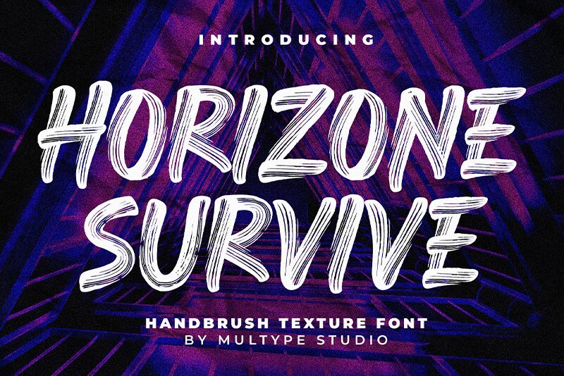 Horizone Survive Schriftart