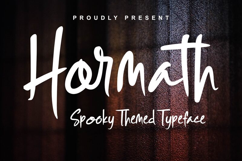 Hormath Schriftart