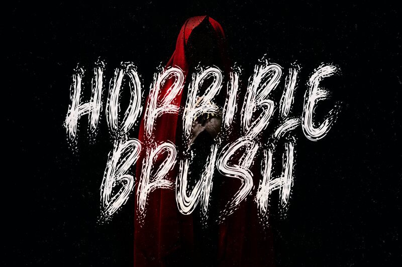 Horrible Brush Schriftart