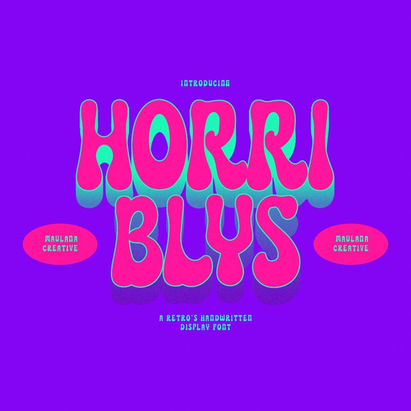 Horriblys Schriftart