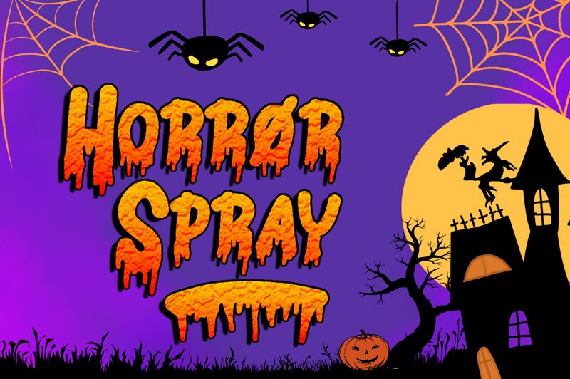 HORROR SPRAY Carattere