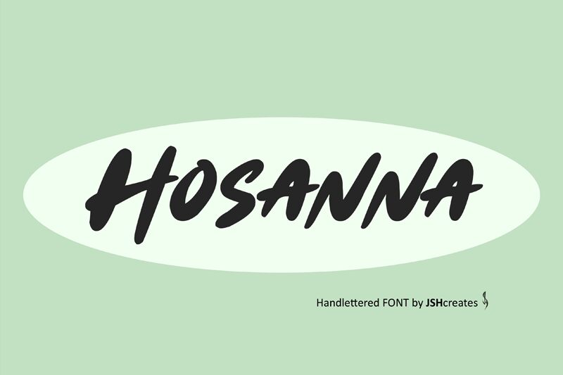 Hosanna 字体