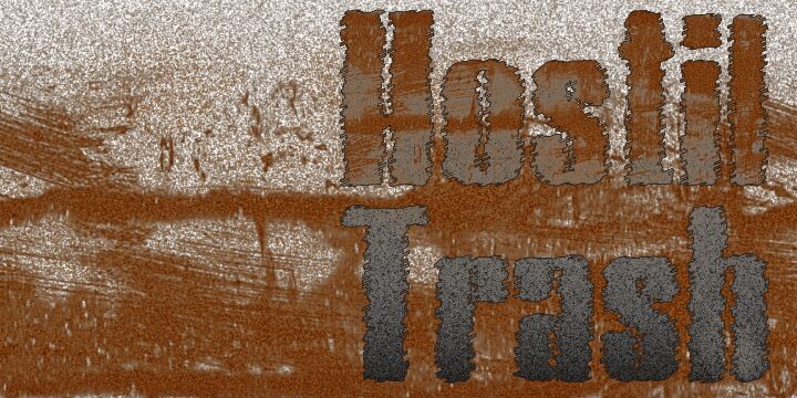 Hostil Schriftart
