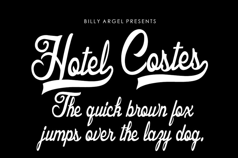 Hotel Costes Schriftart