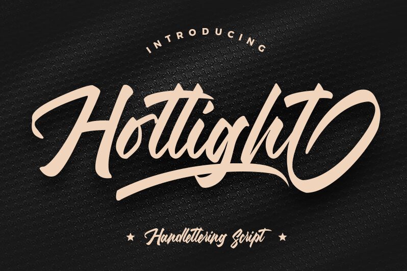 Hotlight Schriftart