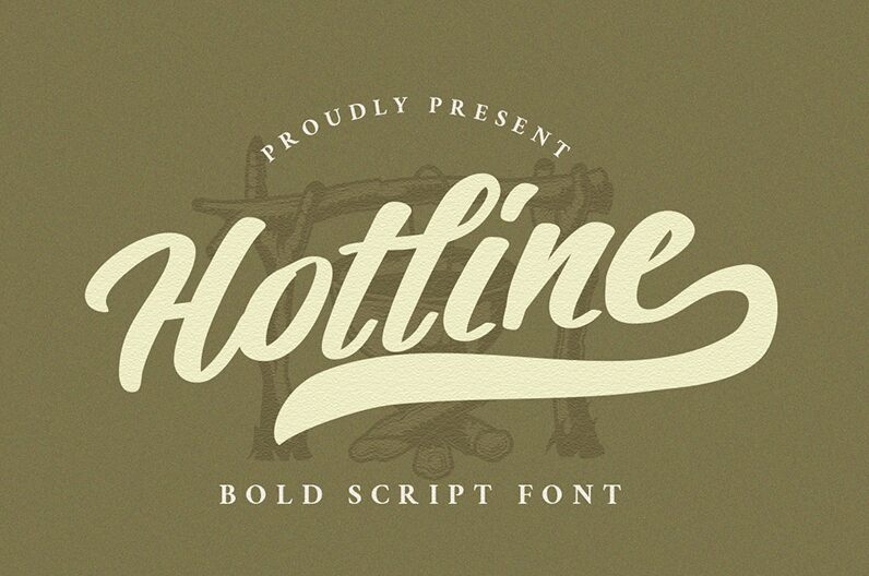 Hotline Schriftart