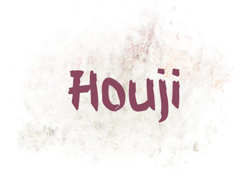 h Houji Schriftart