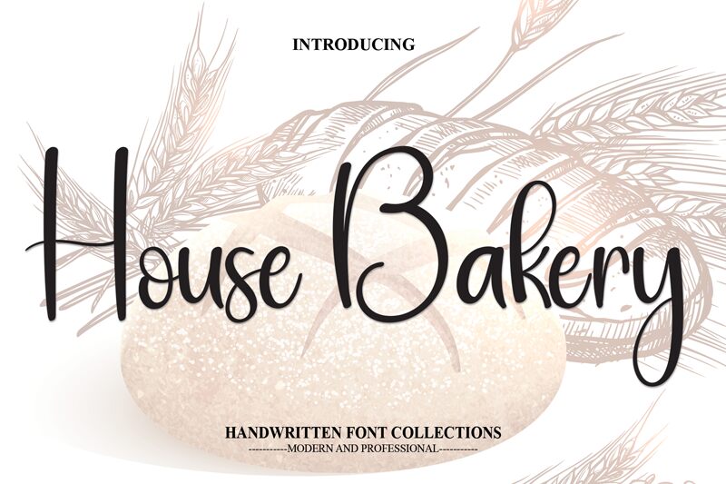 House Bakery Шрифт