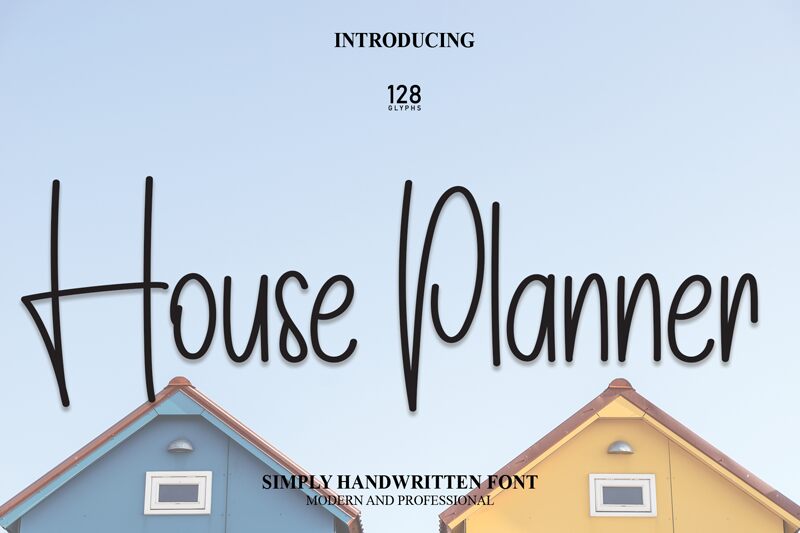 House Planner 字体