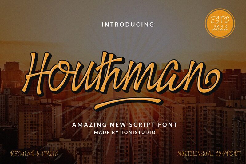 Houthman Schriftart