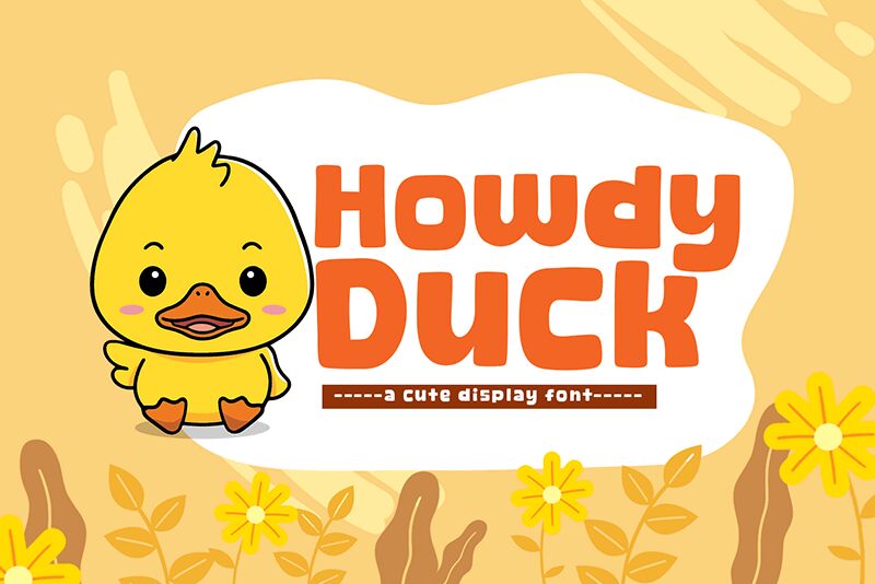 Howdy Duck Schriftart