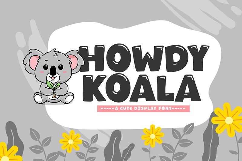 Howdy Koala Czcionka