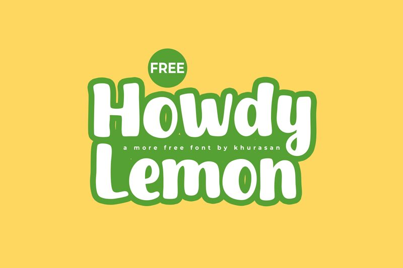 Howdy Lemon フォント