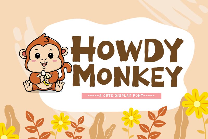 Howdy Monkey 字体