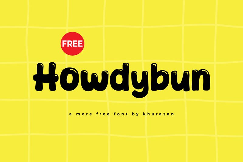 Howdybun Schriftart