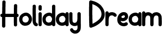 Holiday Dream Demo