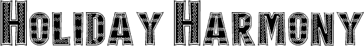 Holiday Harmony Decoration carattere
