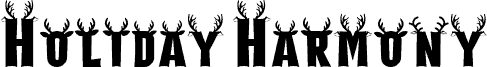 Holiday Harmony Deer carattere
