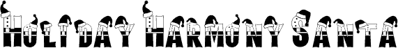 Holiday Harmony Santa carattere