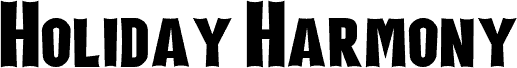 Holiday Harmony carattere