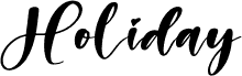 Holiday Italic
