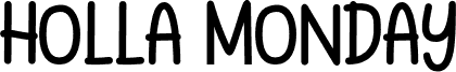 HollaMondaypersonalUse-Person