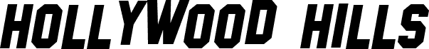 Hollywood Hills Italic