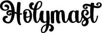 Holymast-Regular шрифт