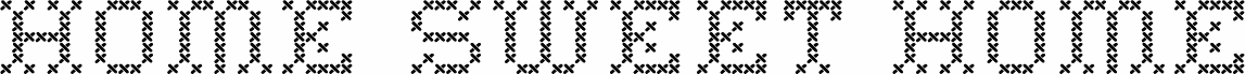 Preview of the Home Sweet Home font