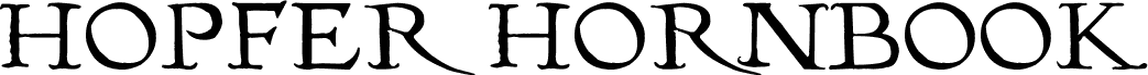 Náhled písma Hopfer Hornbook
