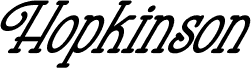 Hopkinson Italic