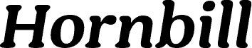 Hornbill Trial Bold Italic fonte