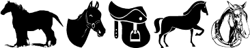 Vorschau der Schriftart Horse
