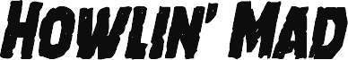 Anteprima del carattere Howlin' Mad Condensed Italic