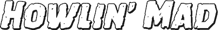Anteprima del carattere Howlin' Mad Shadow Italic