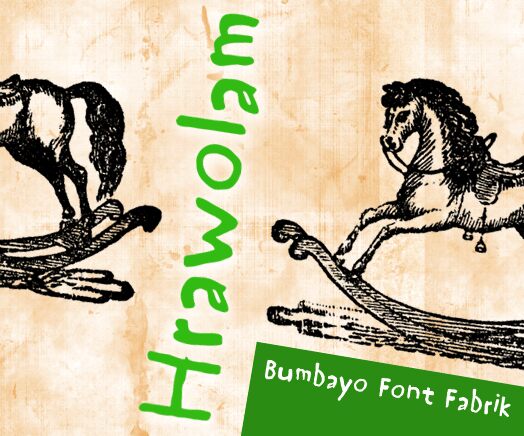 Hrawolam Schriftart