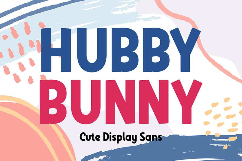 HUBBY BUNNY Czcionka