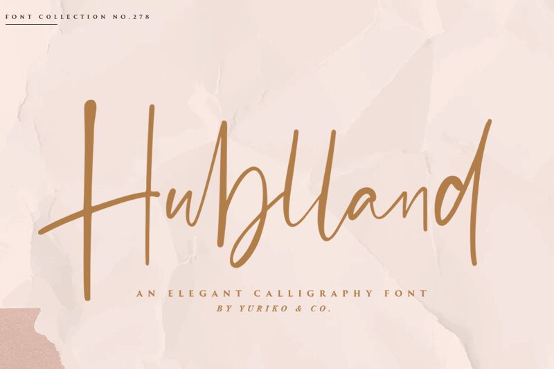 Hublland Schriftart