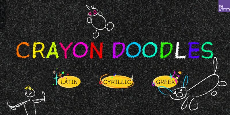 HUCrayonDoodles_m Carattere