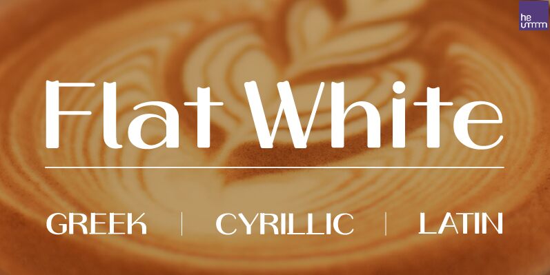 HUFlatWhite_m Czcionka