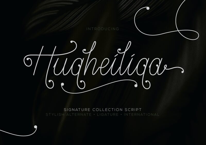 Hugheiliga Schriftart