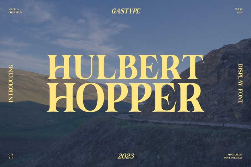 Hulbert Hopper Czcionka