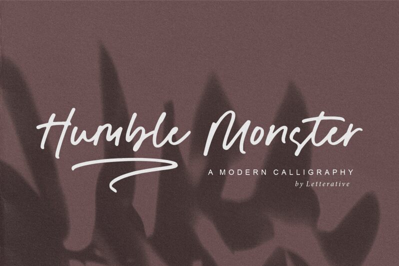 Humble Monster Шрифт