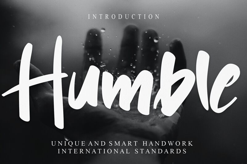 Humble Schriftart