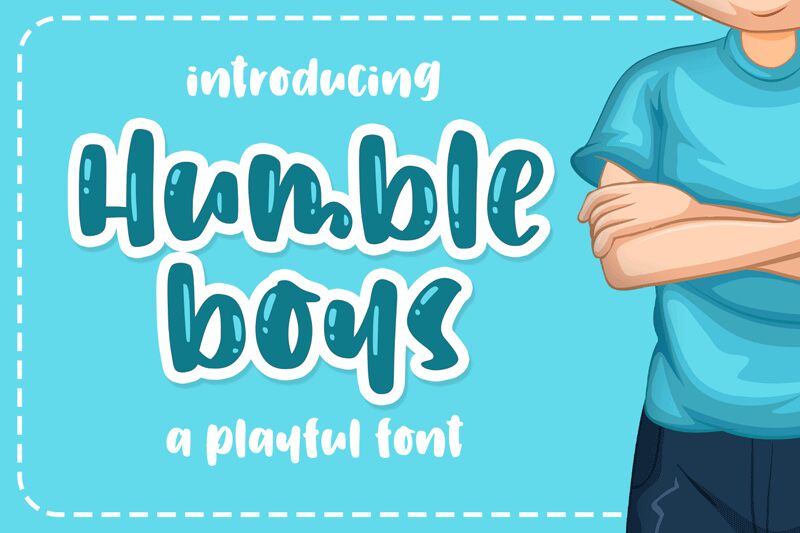 Humble boys Czcionka