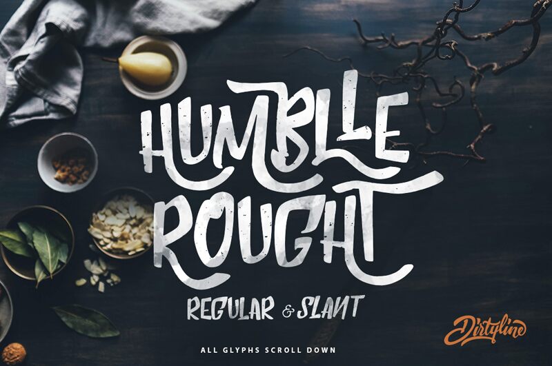 Humblle Rought Schriftart