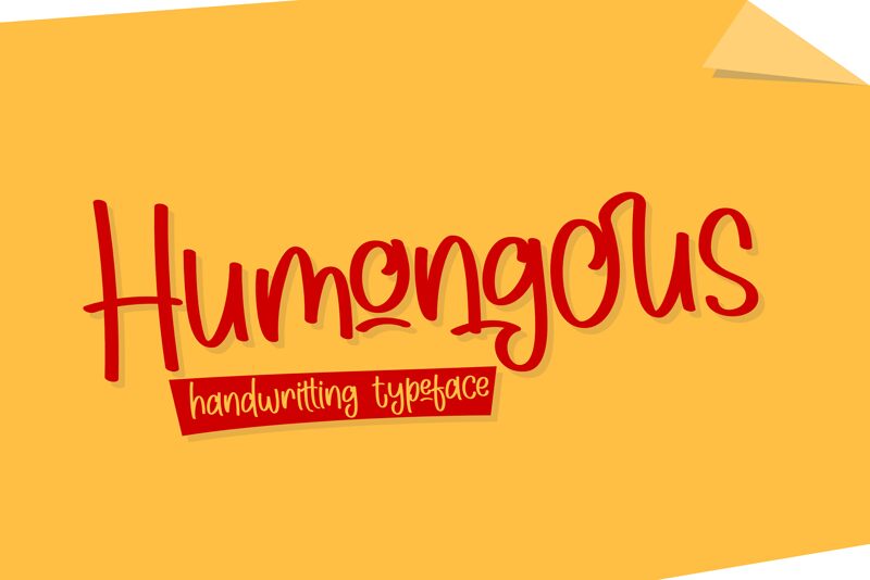 Humongous Schriftart