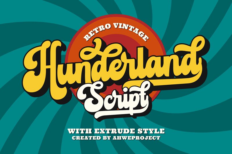 Hunderland Шрифт